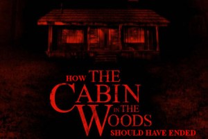 Interestingly, there is a lot of "cabin" and very little "woods" in this picture.